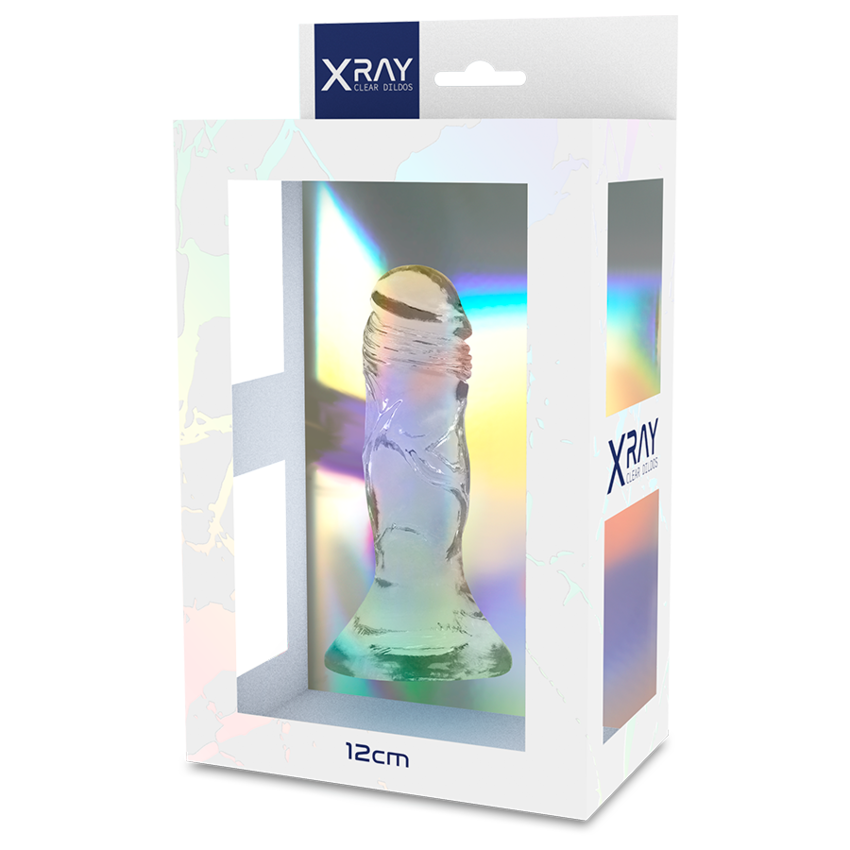 XRAY CLEAR DILDO TRANSPARENTE 12CM X 2.6CM  