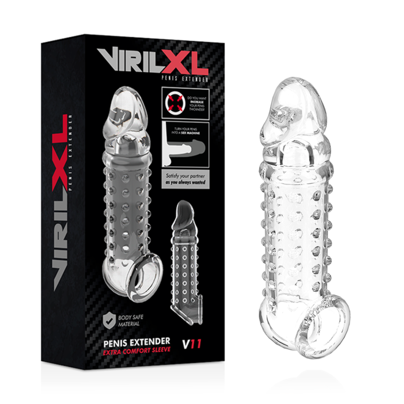 VIRILXL EXTENSION Y FUNDA  DE PENE  V11 TRANSPARENTE