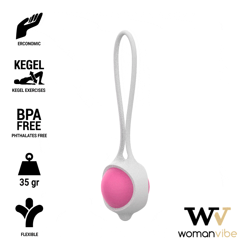 WOMANVIBE KEISY I BALL GEISHA SILICONE - ROSA