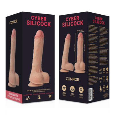 CYBER SILICOCK  CONNOR REALISTICO SILICONE LIQUIDO 20.5CM 