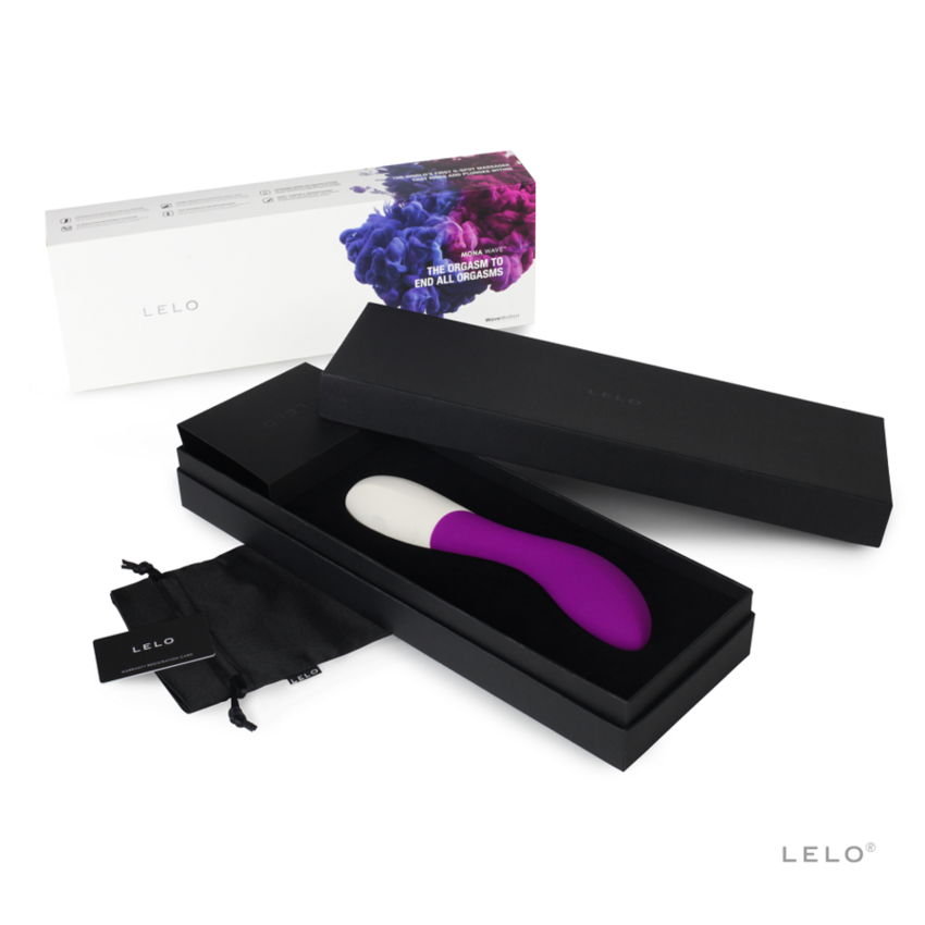 LELO MONA WAVE VIBRATOR DEEP ROSE  