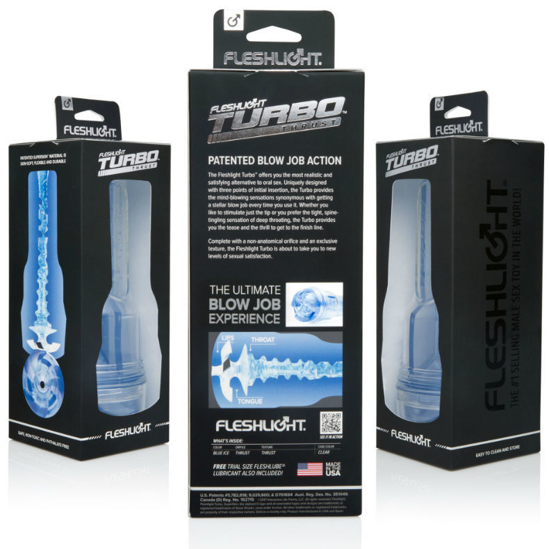 FLESHLIGHT TURBO SPINTA BLU GHIACCIO  