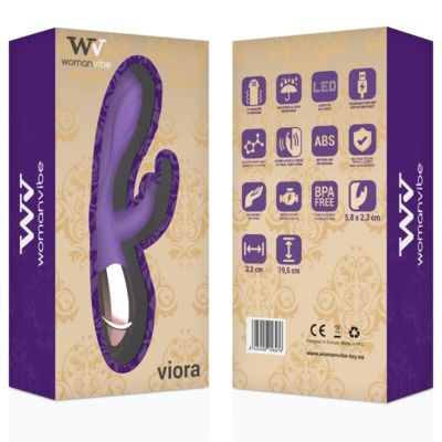 VIBRATORE WOMANVIBE VIORA RICARICABILE IN SILICONE 