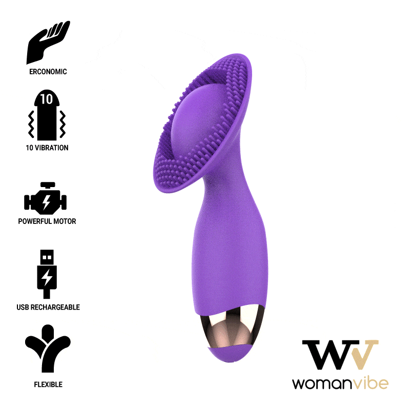 WOMANVIBE STIMOLATORE PER CUCCIOLI IN SILICONE RICARICABILE  