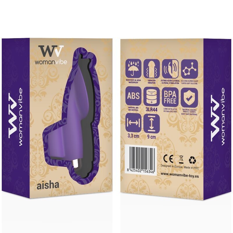 DITO STIMOLATORE WOMANVIBE AISHA IN SILICONE  