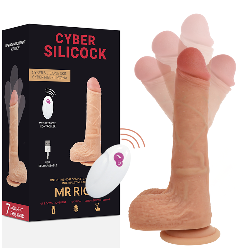 CYBER SILICOCK REALISTICO CONTROL REMOTO MR RICK  