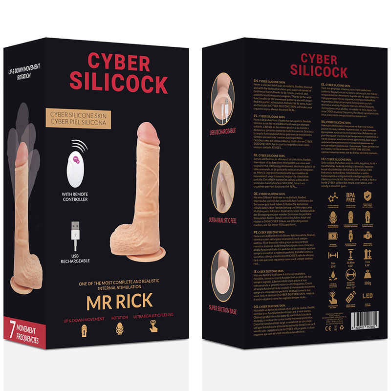 CYBER SILICOCK REALISTICO CONTROL REMOTO MR RICK  