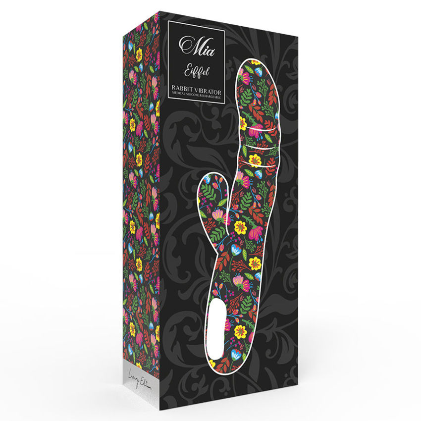 VIBRATORE ROTANTE MIA EIFFEL BLU TURCHESE  