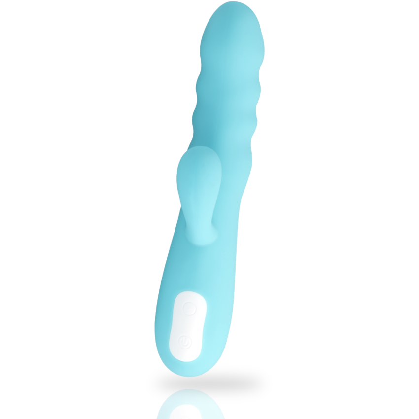 VIBRATORE ROTANTE MIA EIFFEL BLU TURCHESE  