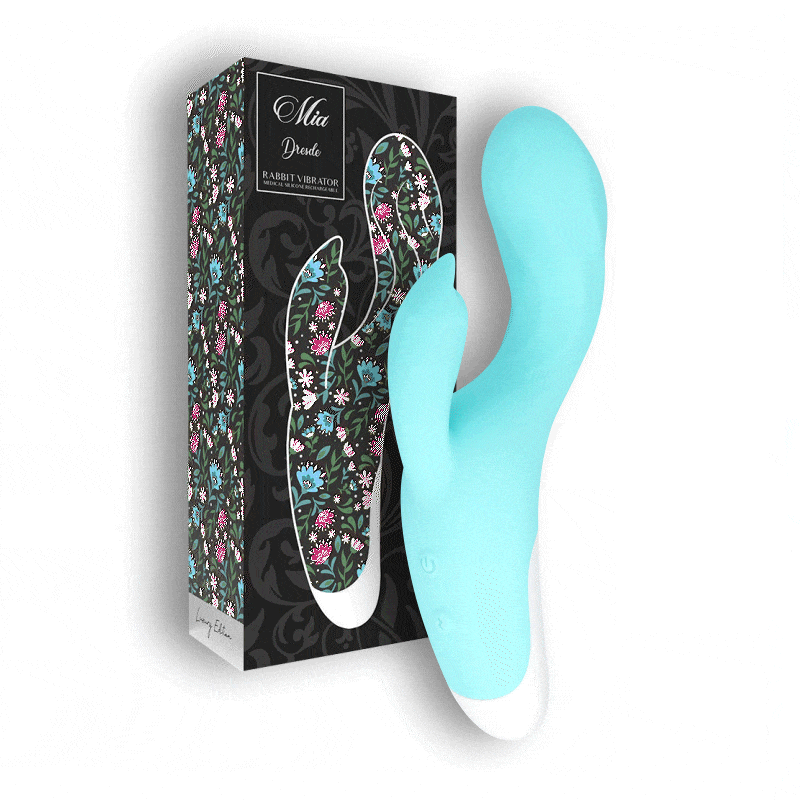 MIA DRESDE VIBRATORE BLU TURCHESE  