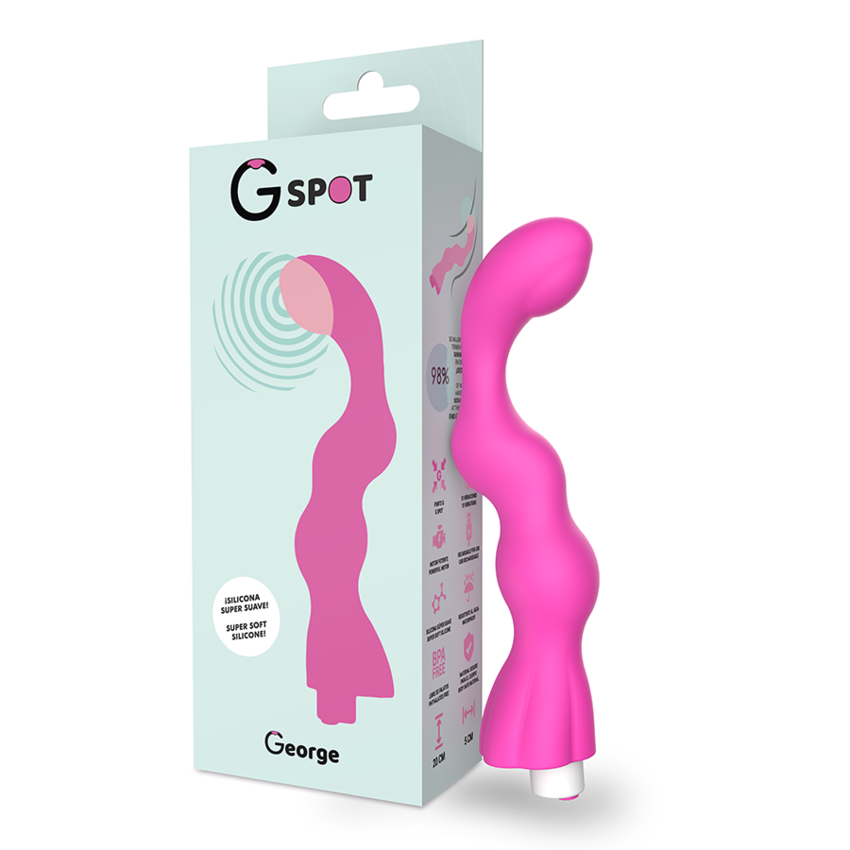 G-SPOT GEORGE G-SPOT VIBRATORE GUM ROSA  