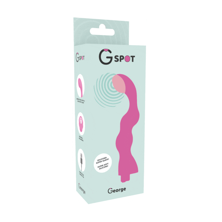 G-SPOT GEORGE G-SPOT VIBRATORE GUM ROSA  