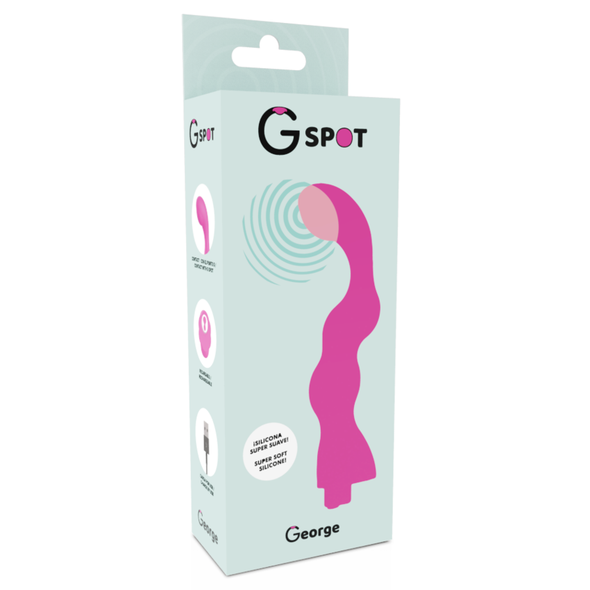 G-SPOT GEORGE G-SPOT VIBRATORE GUM ROSA  