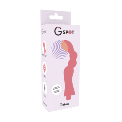 VIBRATORE G-SPOT GOHAN G-SPOT ROSSO CHIARO 