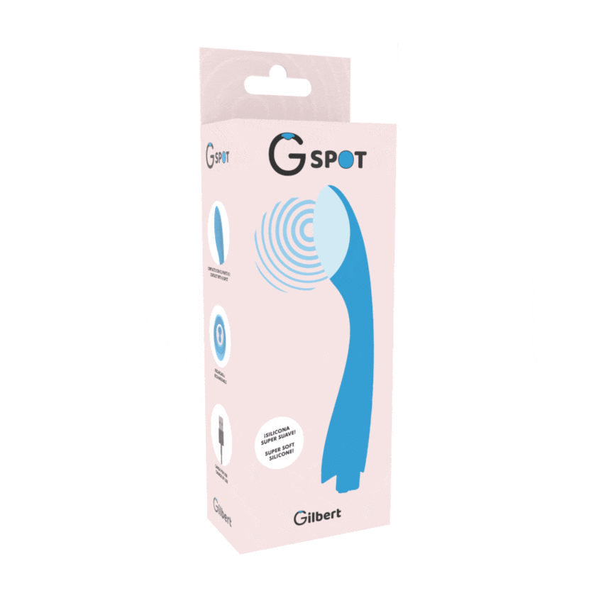 VIBRATORE G-SPOT GYLBERT BLU TURCHESE G-SPOT  