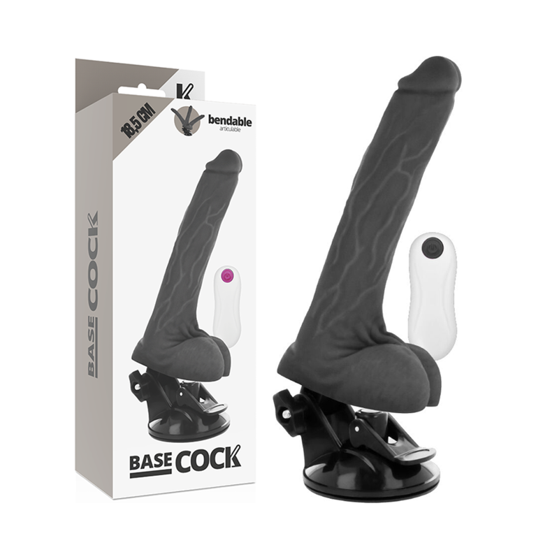 BASECOCK TELECOMANDO REALISTICO PIEGHEVOLE NERO 18,5 CM