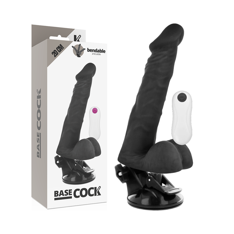 BASECOCK TELECOMANDO REALISTICO PIEGHEVOLE NERO 20 CM