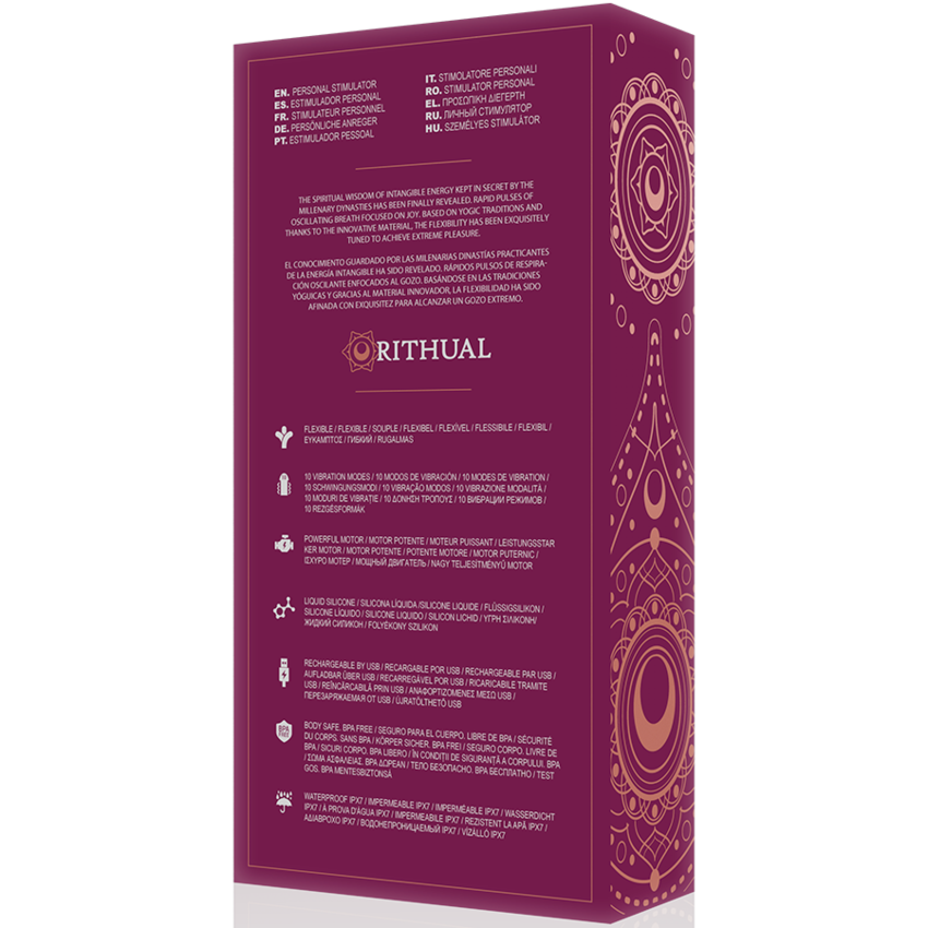 RITHUAL KRIYA ESTIMULADOR PUNTO-G RECARGABLE ORQUIDEA  