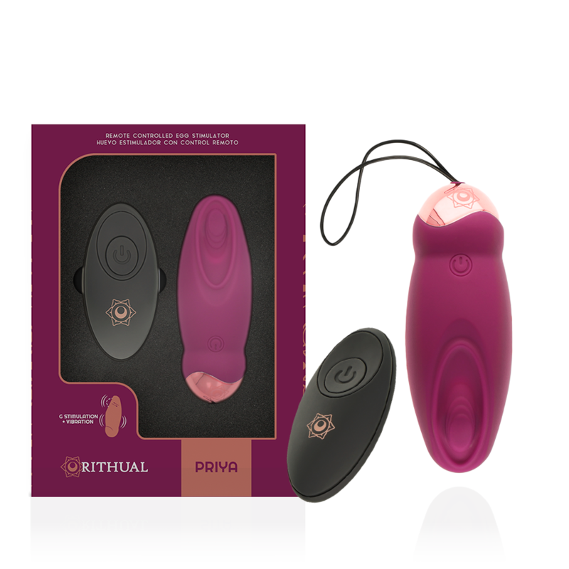 RITHUAL PRIYA OVETTO CONTROLLO REMOTO G-SPOT + VIBRAZIONE  