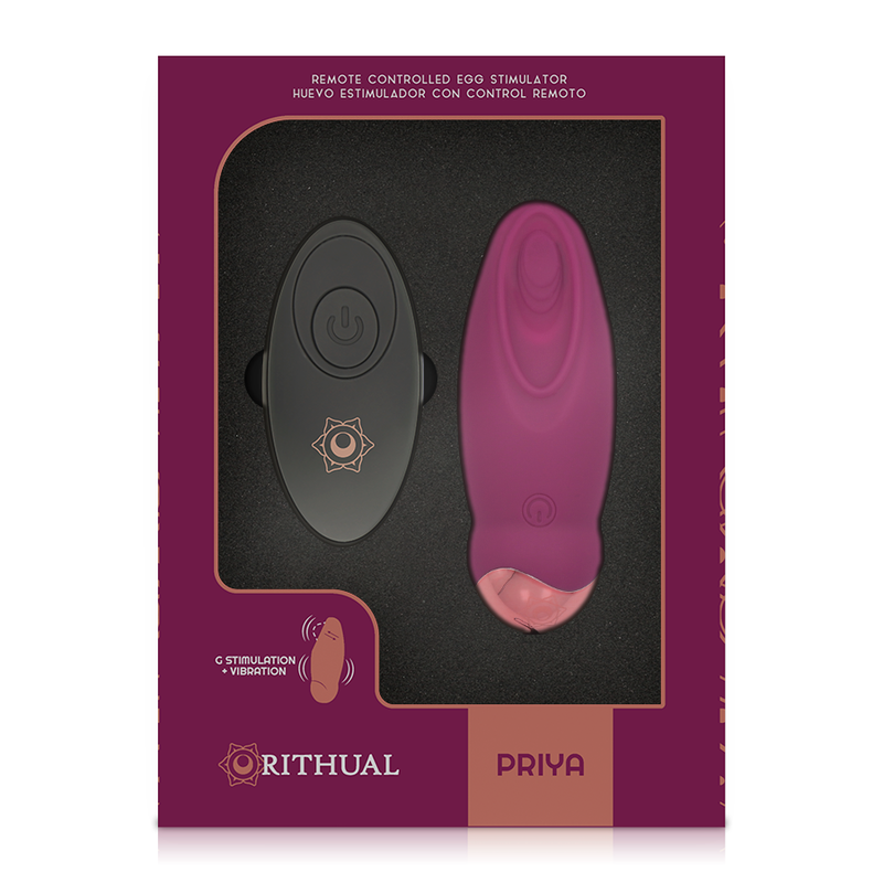 RITHUAL PRIYA OVETTO CONTROLLO REMOTO G-SPOT + VIBRAZIONE  