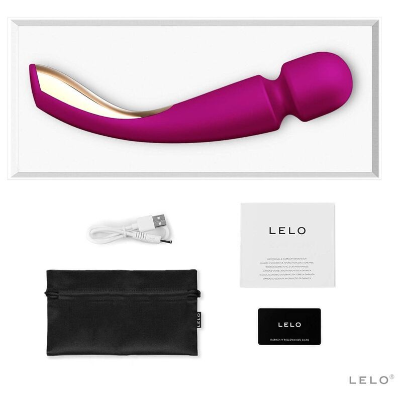 LELO SMART WAND 2 MASSAGER MEDIUM DEEP ROSE  