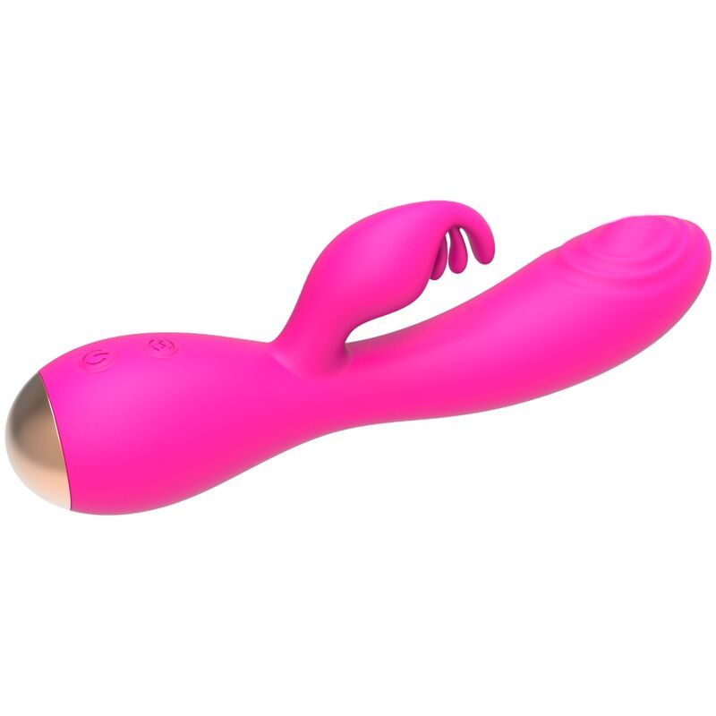 NALONE MAGIC STICK RABBIT VIBRATORE TRIPLE TESTE STIMOLANTI - ROSA  