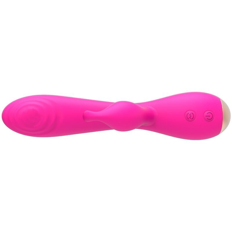 NALONE MAGIC STICK RABBIT VIBRATORE TRIPLE TESTE STIMOLANTI - ROSA  