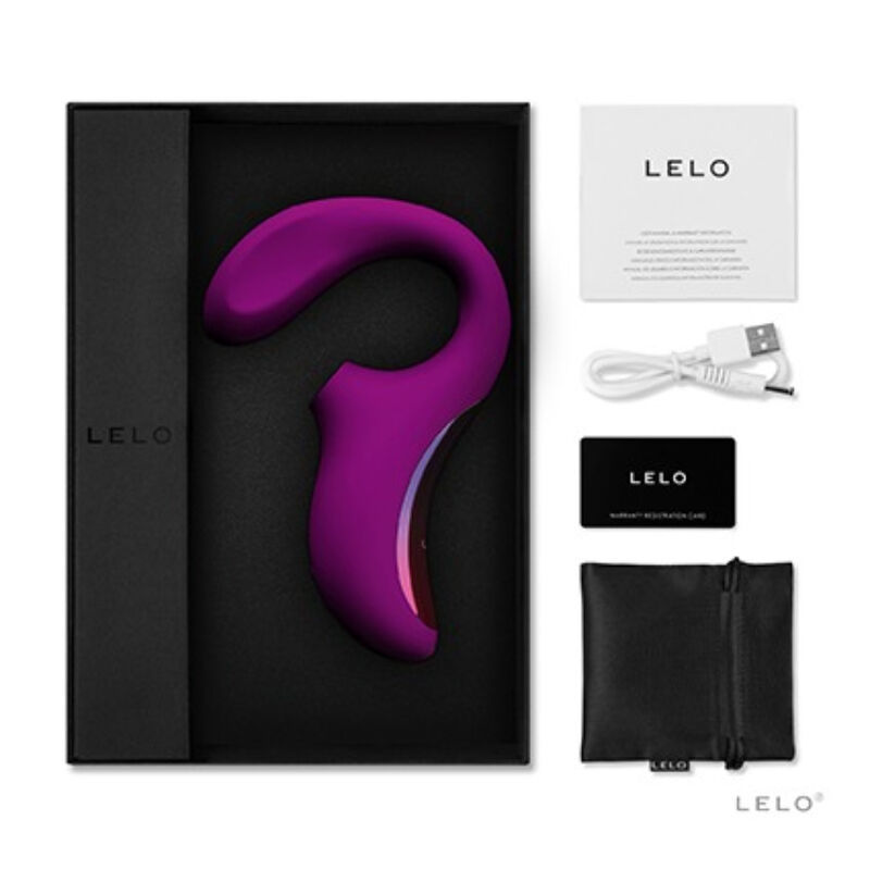 LELO ENIGMA CRUISE DUAL STIMOLATION SONIC MASSAGER DEEP ROSE  