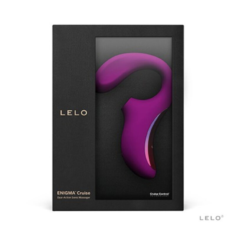 LELO ENIGMA CRUISE DUAL STIMOLATION SONIC MASSAGER DEEP ROSE  