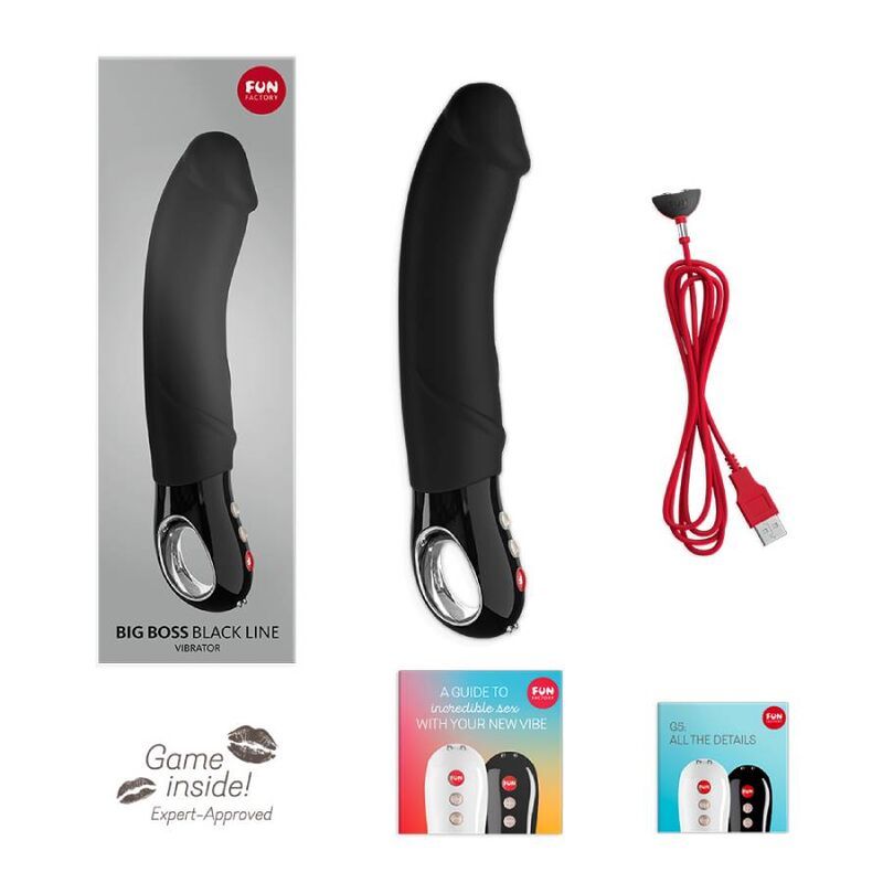 FUN FACTORY - BIG BOSS VIBRATOR BLACK LINE  