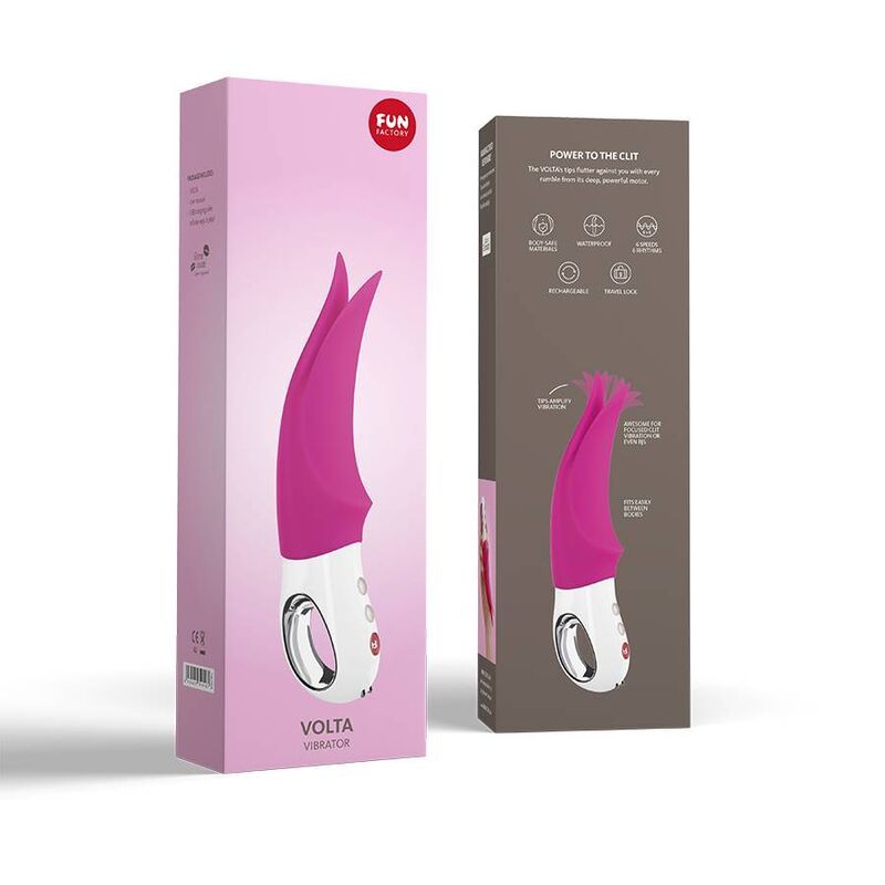 FUN FACTORY - VOLTA G5 CLITORAL VIBRATOR BLACKBERRY  