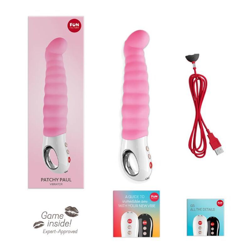 FUN FACTORY - PATCHY PAUL G5 G-SPOT VIBRATOR CANDY ROSE  