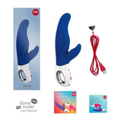 FUN FACTORY - LADY BI DUAL VIBRATOR ULTRAMARIN 