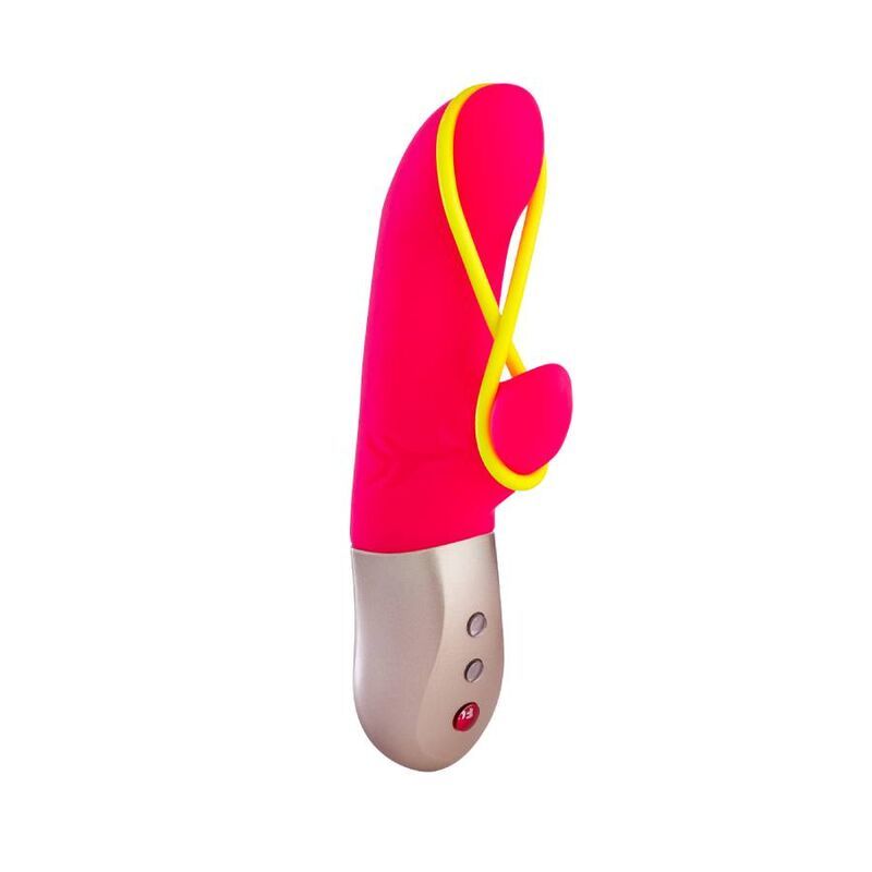 FUN FACTORY - AMORINO MINI VIBRATOR PINK & NEON YELLOW  