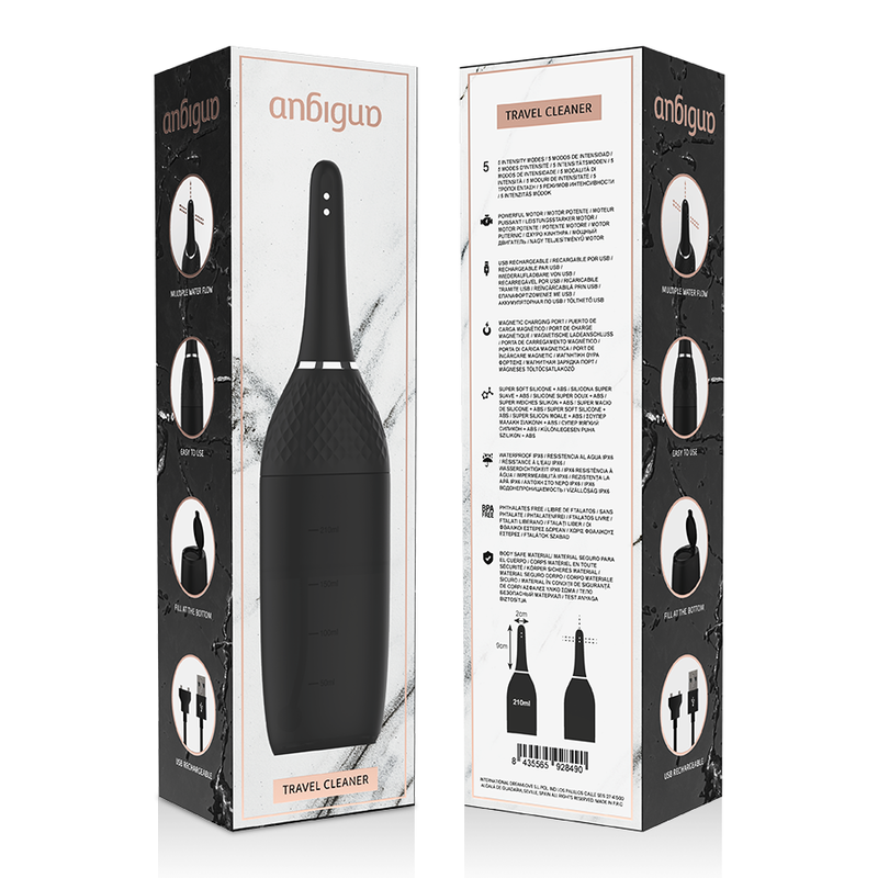 ANBIGUO ULTIMATE AUTOMATIC DOUCHE ANAL CLEANER  BLACK  