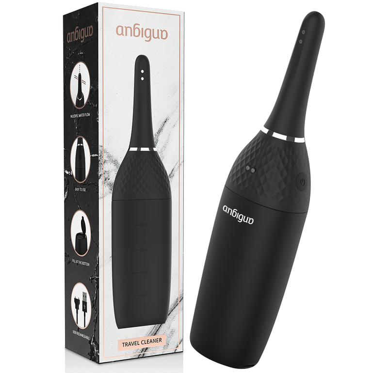 ANBIGUO ULTIMATE AUTOMATIC DOUCHE ANAL CLEANER  BLACK  