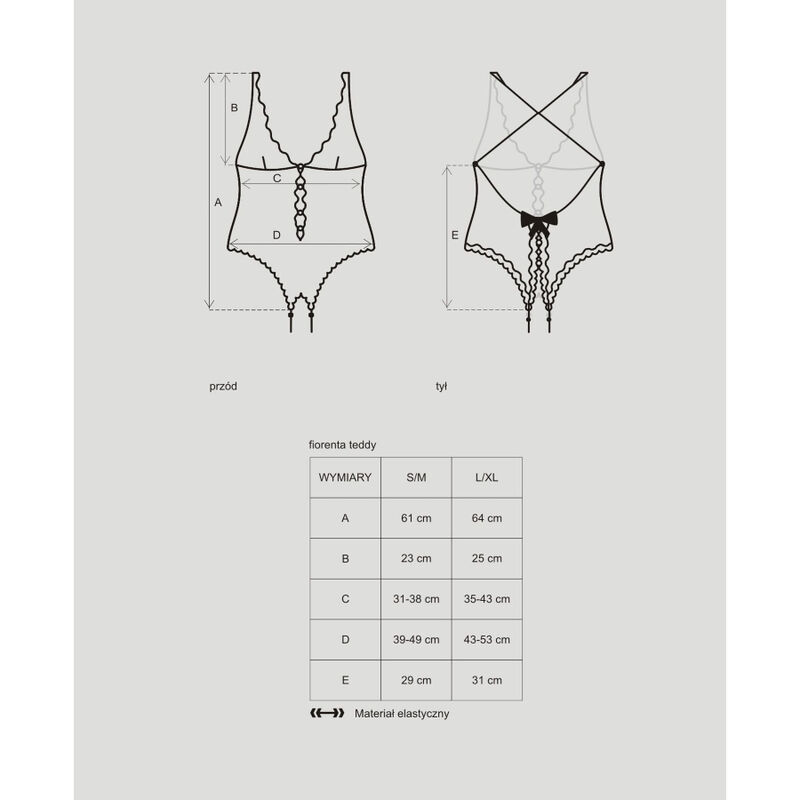 OBSESSIVE - FIORENTA TEDDY S/M  