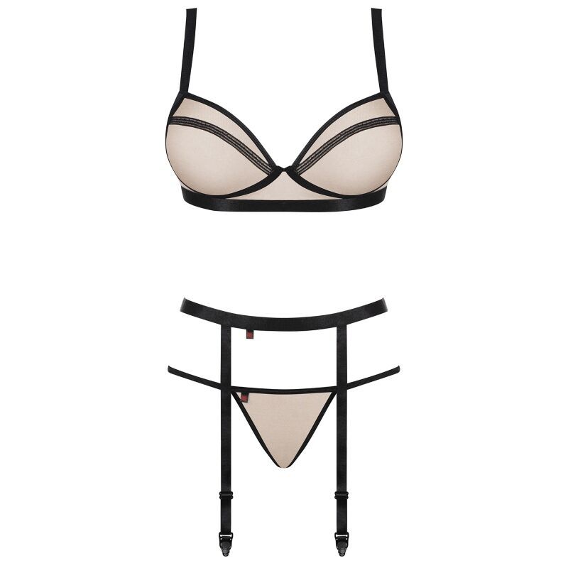 OBSESSIVE - NUDELIA SET TRE PEZZI S / M  