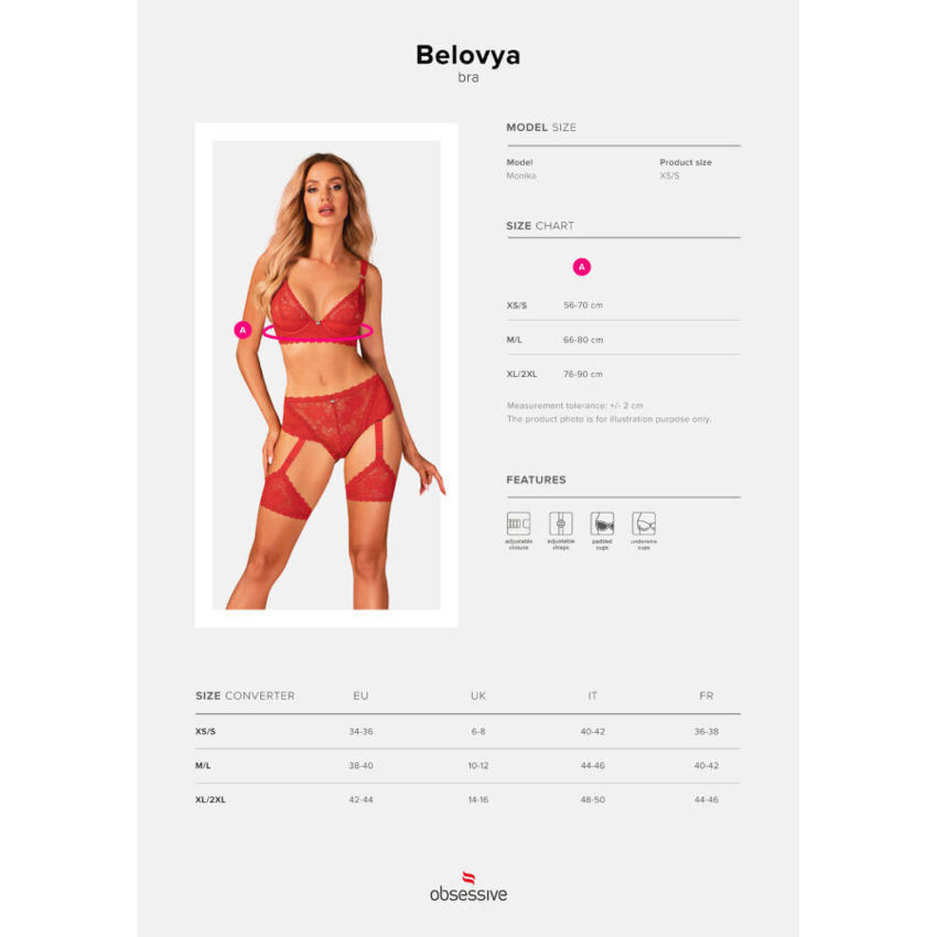 OBSESSIVE - BELOVYA BRA XS/S  