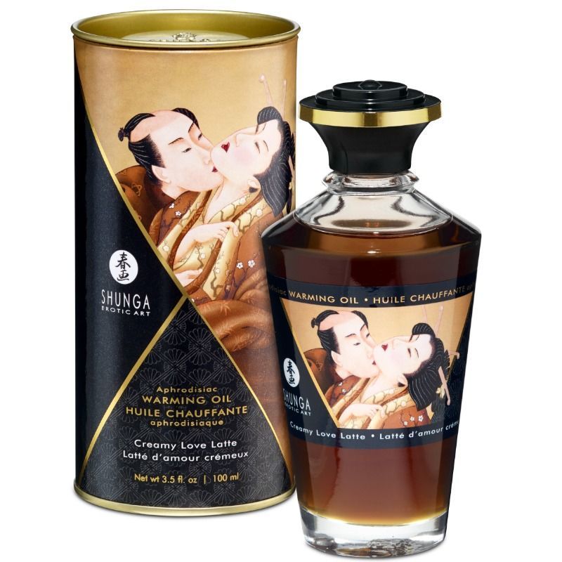 SHUNGA APHRODISIAC OLIO RISCALDANTE CREMOSO AMORE LATTE 100 ML  