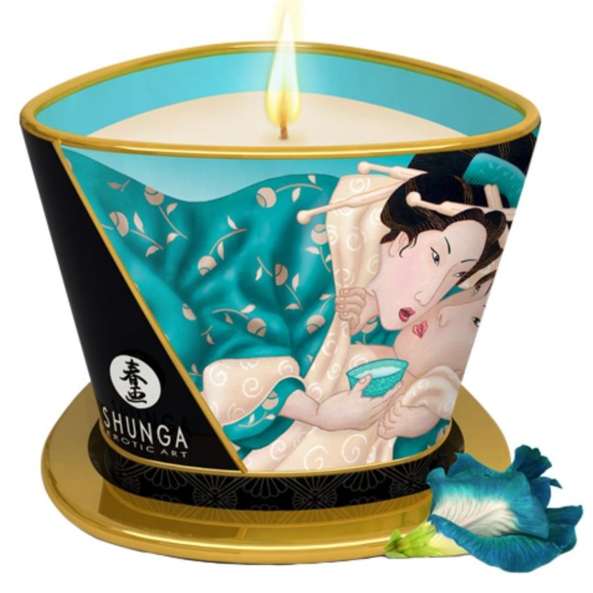 SHUNGA MASSAGE CANDLE ISLAND FIORI 170 ML  