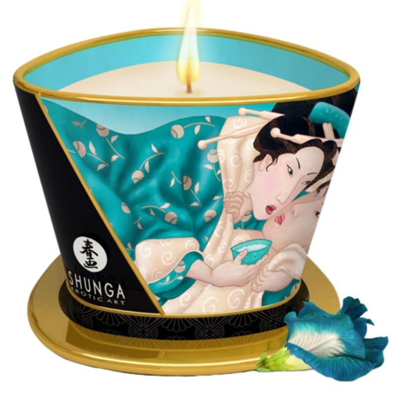 SHUNGA MASSAGE CANDLE ISLAND FIORI 170 ML