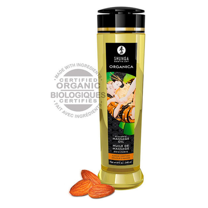 SHUNGA KISSABLE OLIO DA MASSAGGIO BIOLOGICO 240ML