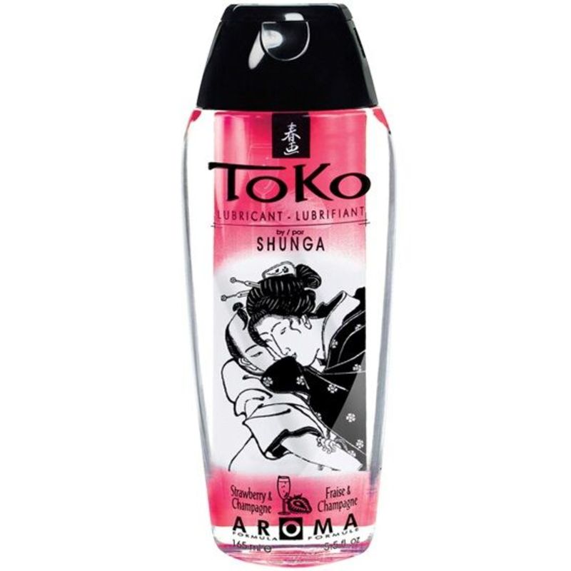 SHUNGA TOKO LUBRIFICANTE AROMA FRAGOLA E CHAMPAGNE