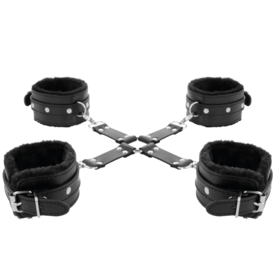 DARKNESS HOGTIE SET BLACK 