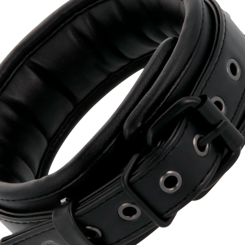 DARKNESS LEATHER AND HANDCUFFS BLACK  