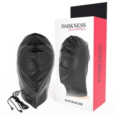 MASCHERA SOTTOMISSIONE DARKNESS BLACK 