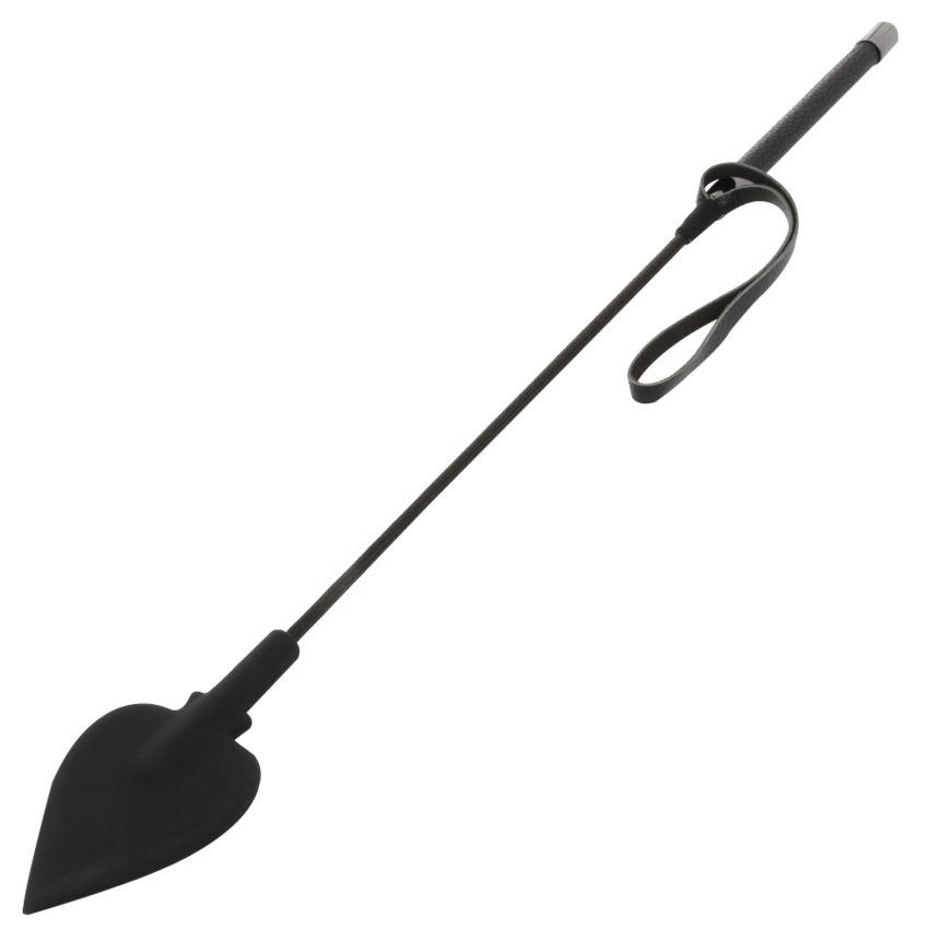 DARKNESS RIDING CROP SILICONE NERO  