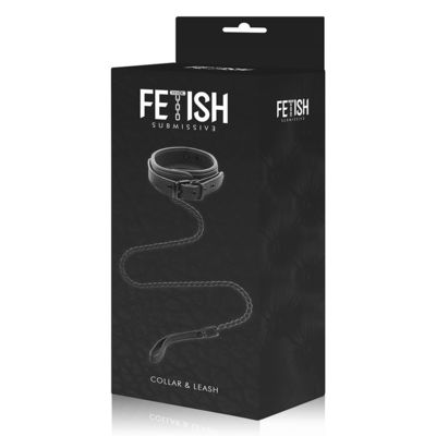 FETISH SUBMISSIVE COLLARE CON CATENA 