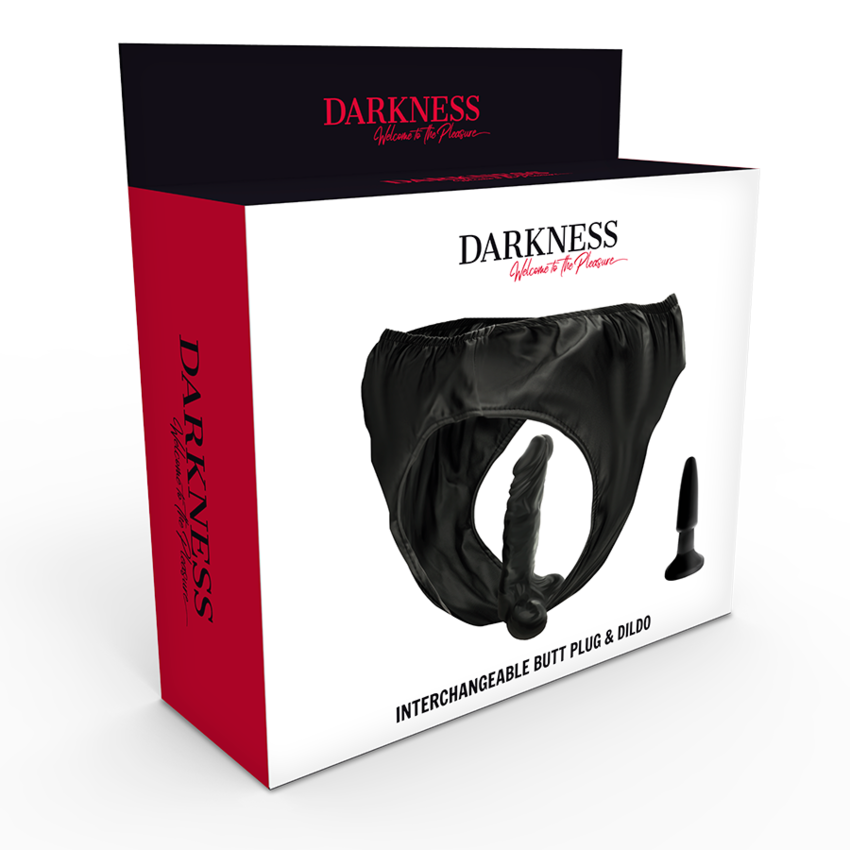 DARKNESS INTERCAMBIABILE BUTT PLUG E DILDO  